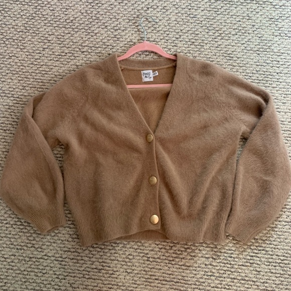 Princess Polly Merlo Cardigan Beige 